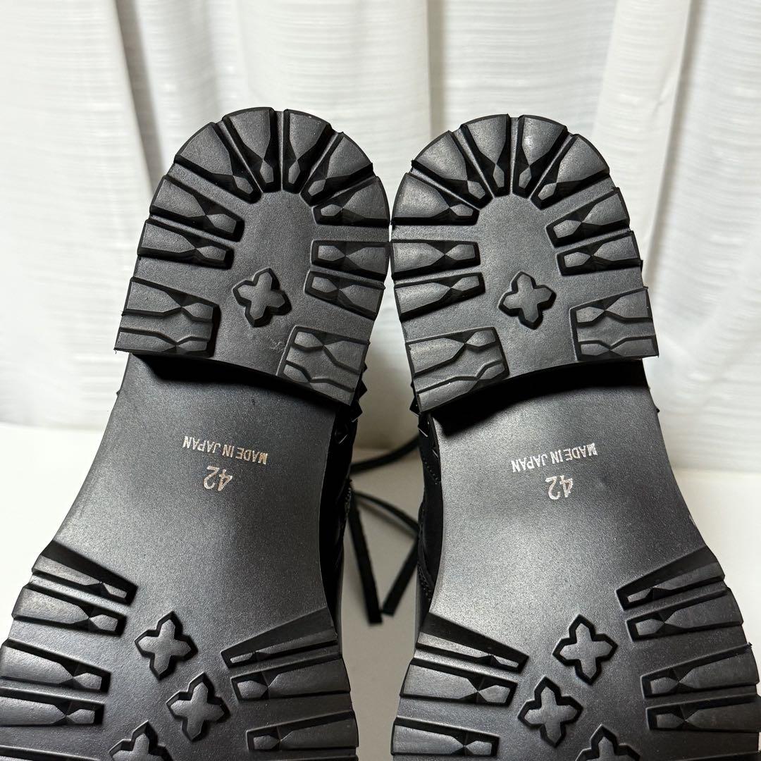⭐️新品未使用⭐️　CIVARIZE　クロコ型押し　スパイクスタッズ　ワークブーツ