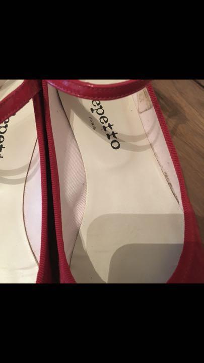 美品　レペット  赤　バレエシューズ