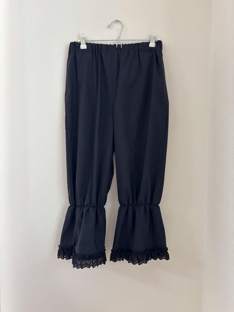 美品 tao ブラック フレア裾パンツ
