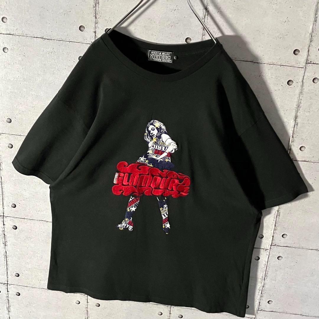 即完売】ヒステリックグラマー☆刺繍ヴィクセンガールTシャツ
