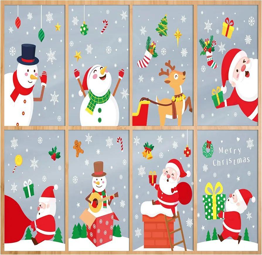 ❤️人気商品❤️6枚入クリスマス 飾り ステッカー静電気シール窓ステッカー