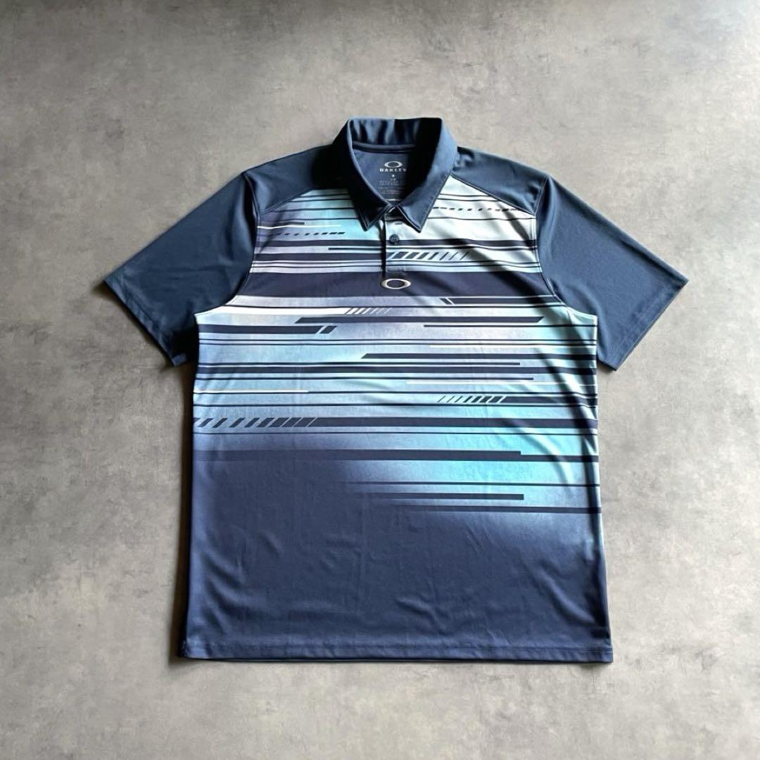 00s Oakley cyber teck gradation shirt L
