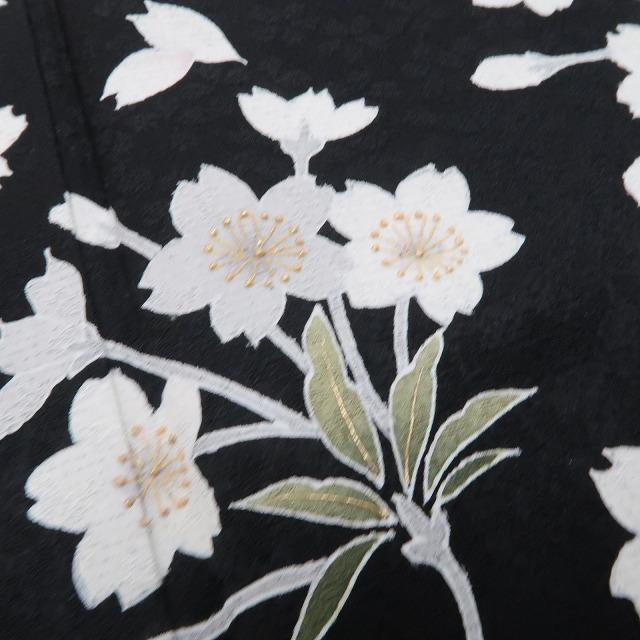 新品 友禅作家 千地泰弘 落款 桜 着物 正絹 仕付け糸付 訪問着 新品 友禅作家 千地泰弘 落款 桜 着物 正絹 仕付け糸付 訪問着
