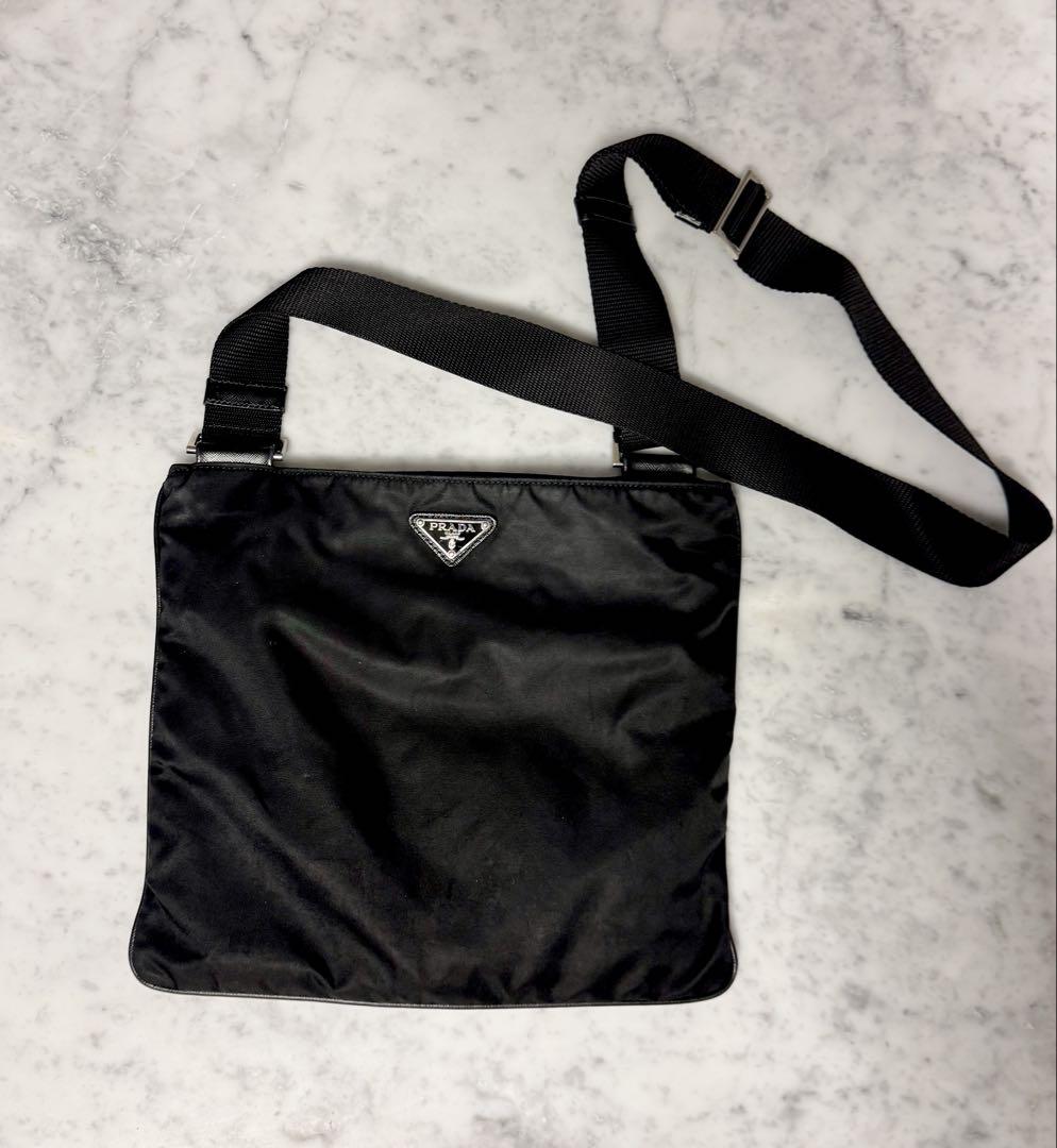 【PRADA】 プラダ ブラック ショルダーバッグ