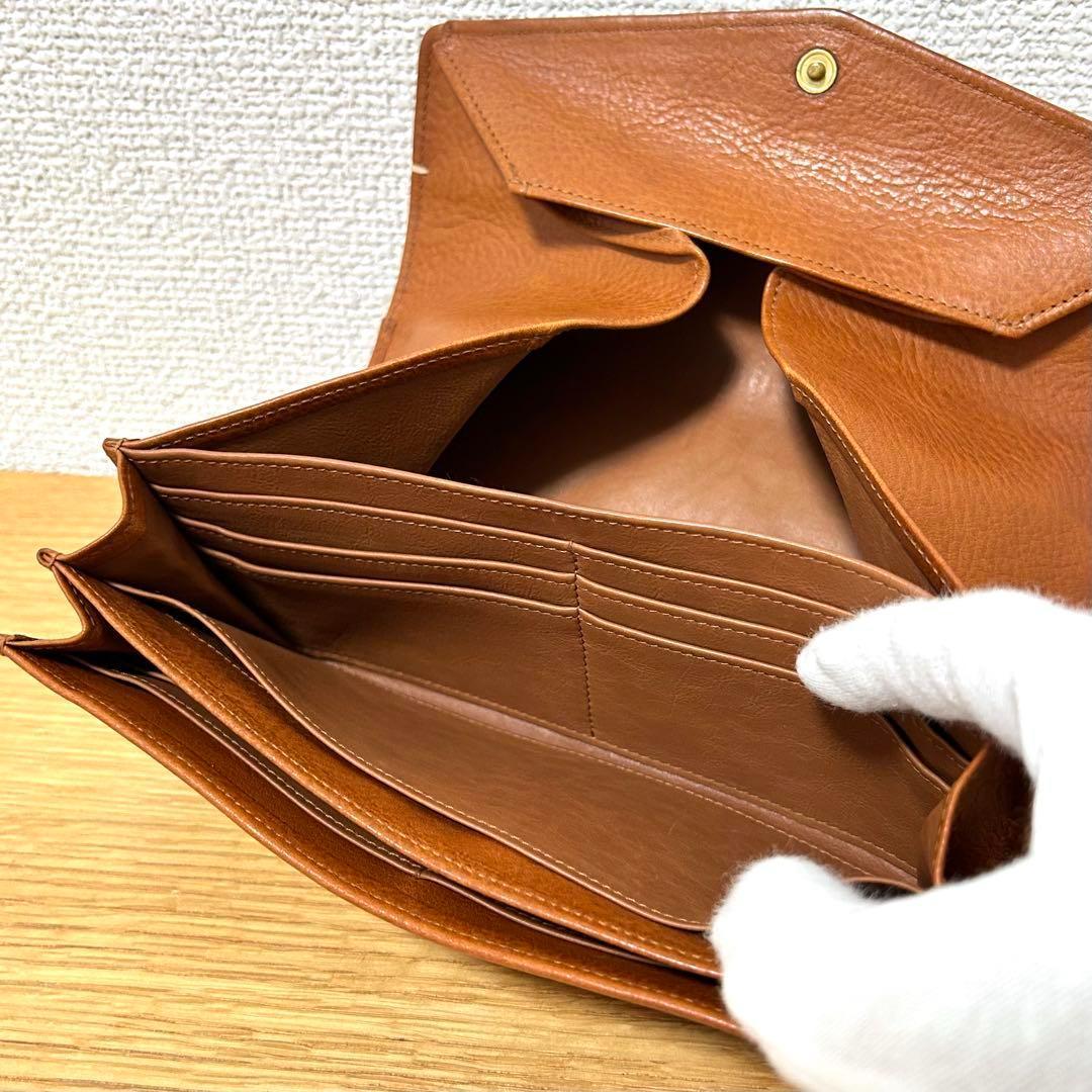 プリゆき様 genten ゲンテン 長財布 トスカ ギャルソン チャ