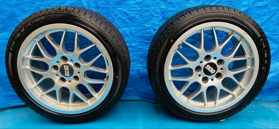 BBS RX204 17インチ 5穴 シルバー タイヤホイール4本セット