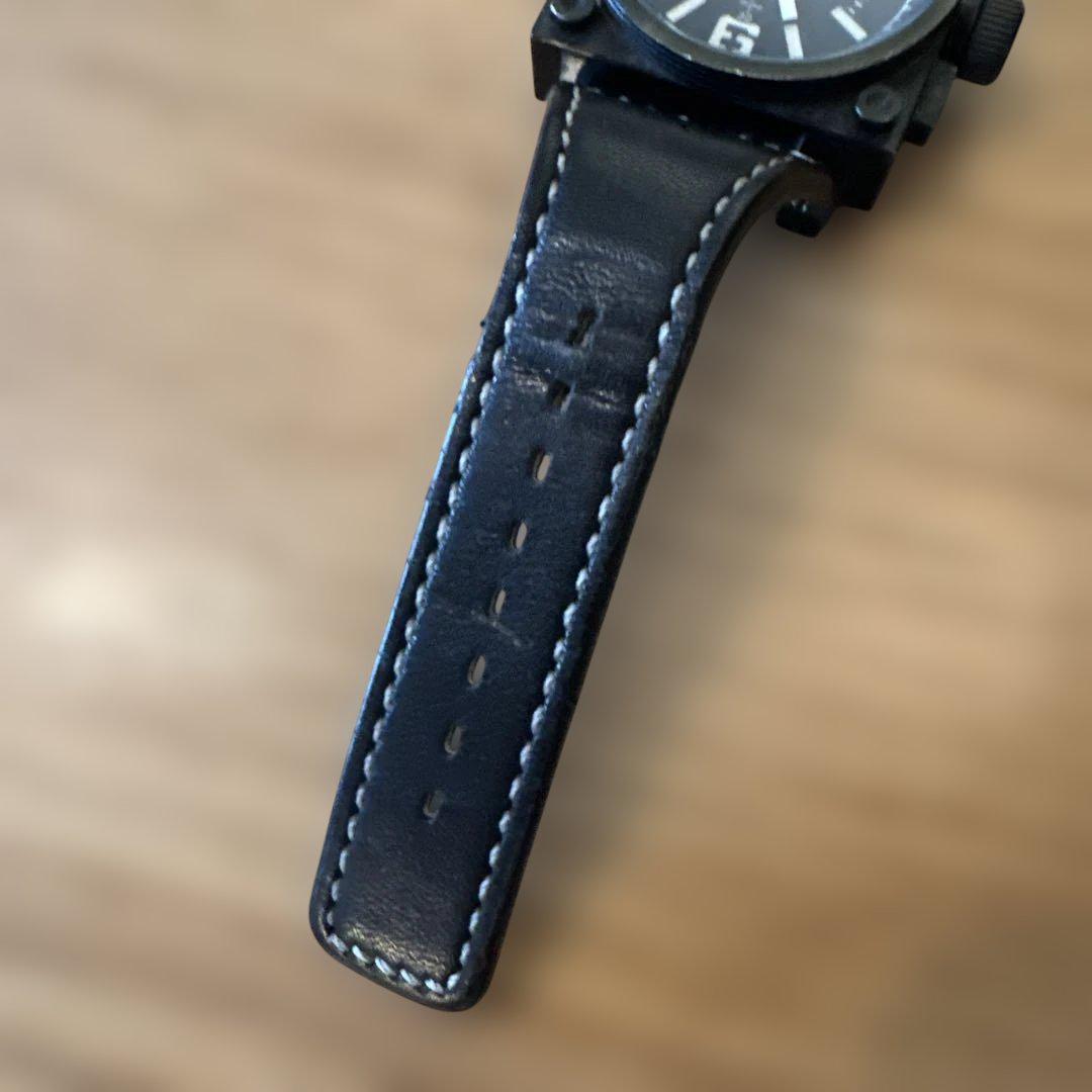 WELDER クロノグラフ アナログ時計 ブラック　定価15万