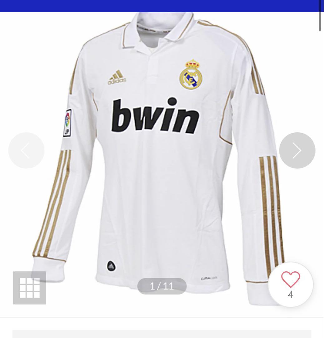 Real Madrid 11/12 ユニフォーム 長袖 & パンツセット