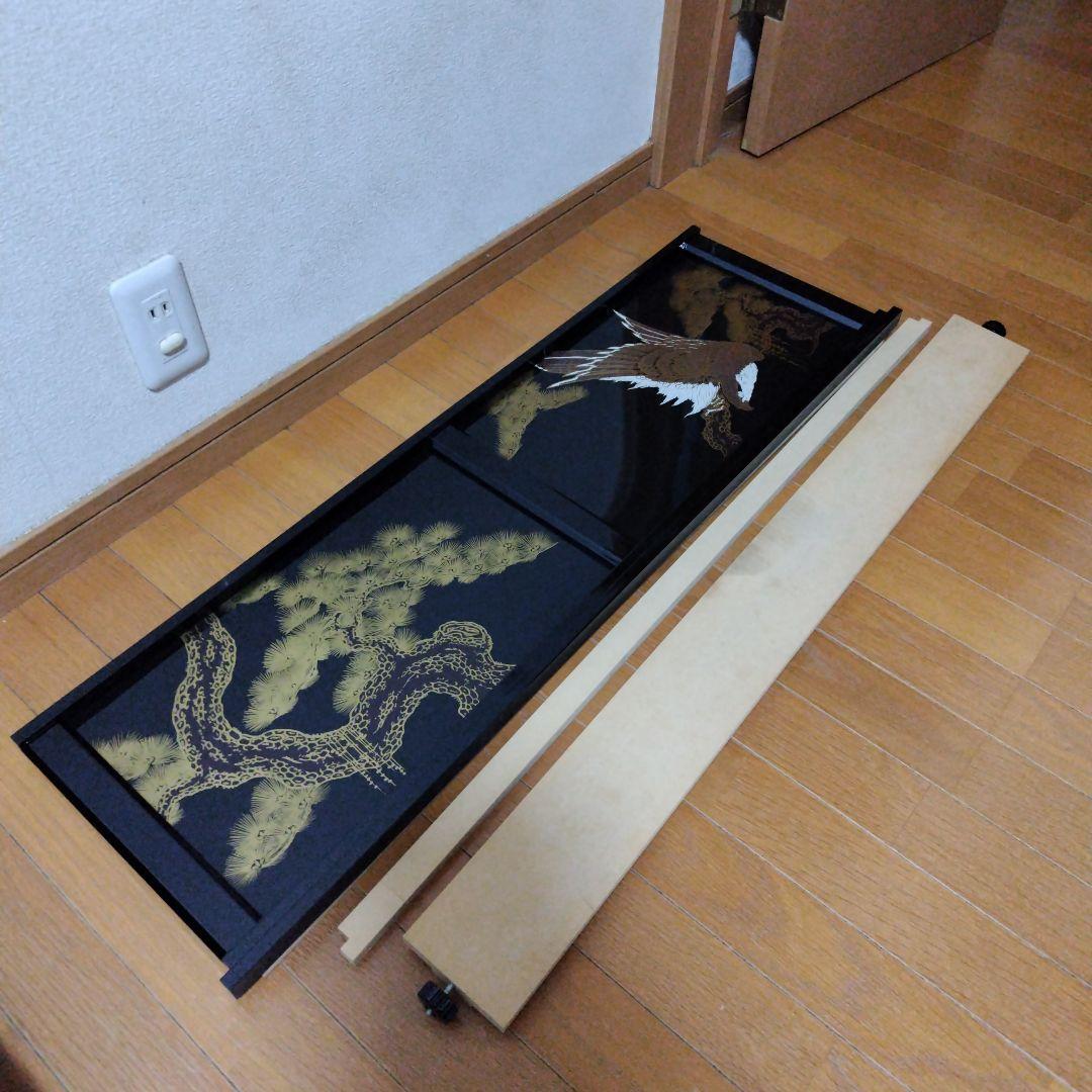 経典 松鷹 35号 本陣台 高床飾台 五月人形 蒔絵付き 季節 SA7404 秀月 子どもの日