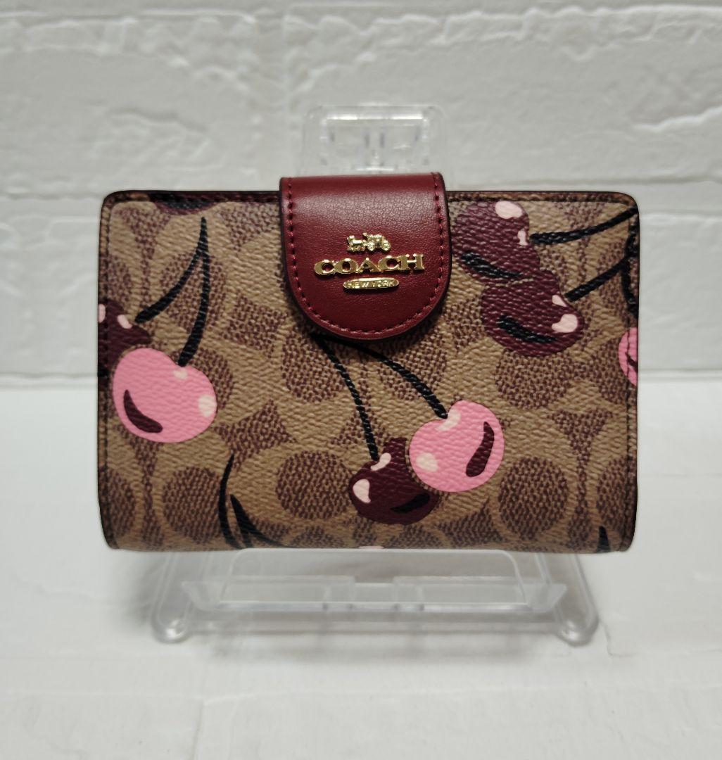 COACH　長財布　花柄