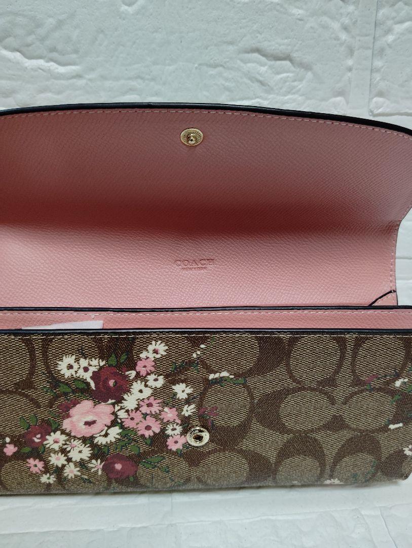 COACH　長財布　花柄