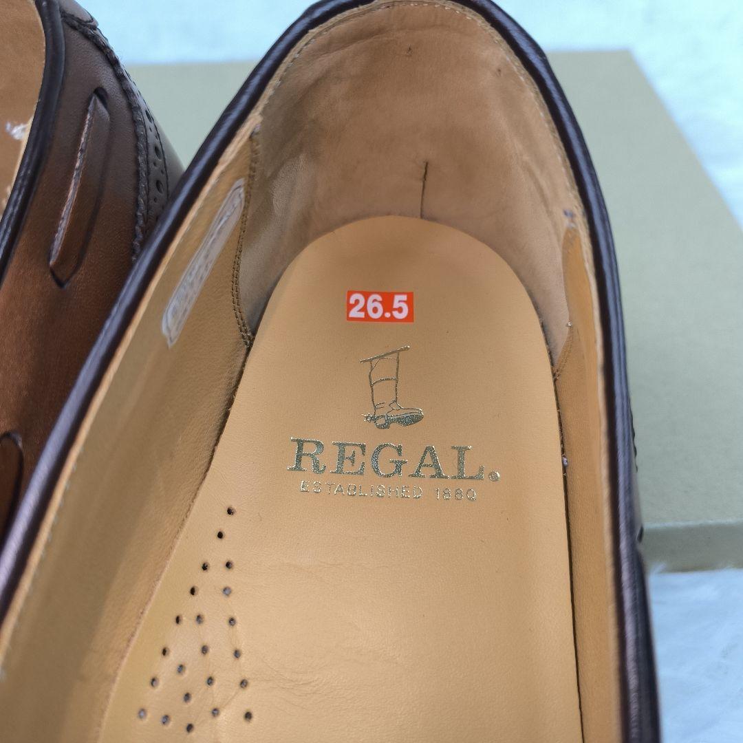 極美品✨ リーガル タッセルローファー ウイングチップ ブローグ メダリオン 茶 極美品✨ リーガル タッセルローファー ウイングチップ ブローグ メダリオン 茶