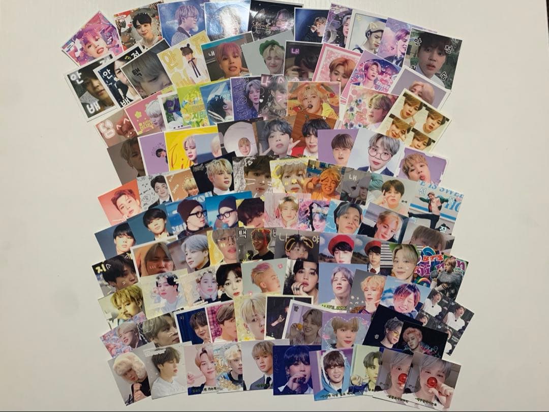 BTS ジミン ステッカー 100枚 韓国製作者 - メルカリ