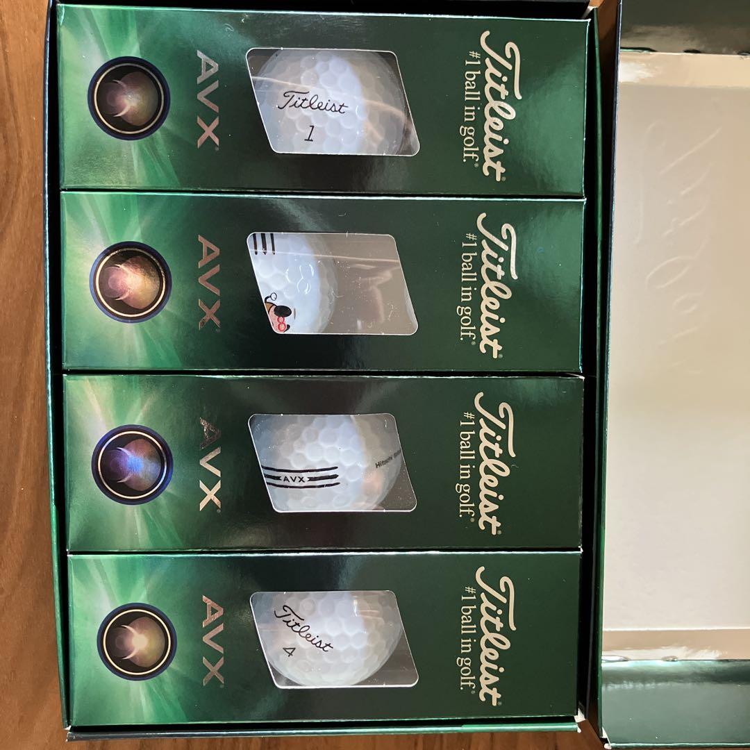 【新品】ホワイト DZ AVXゴルフボール TITLEISTタイトリスト
