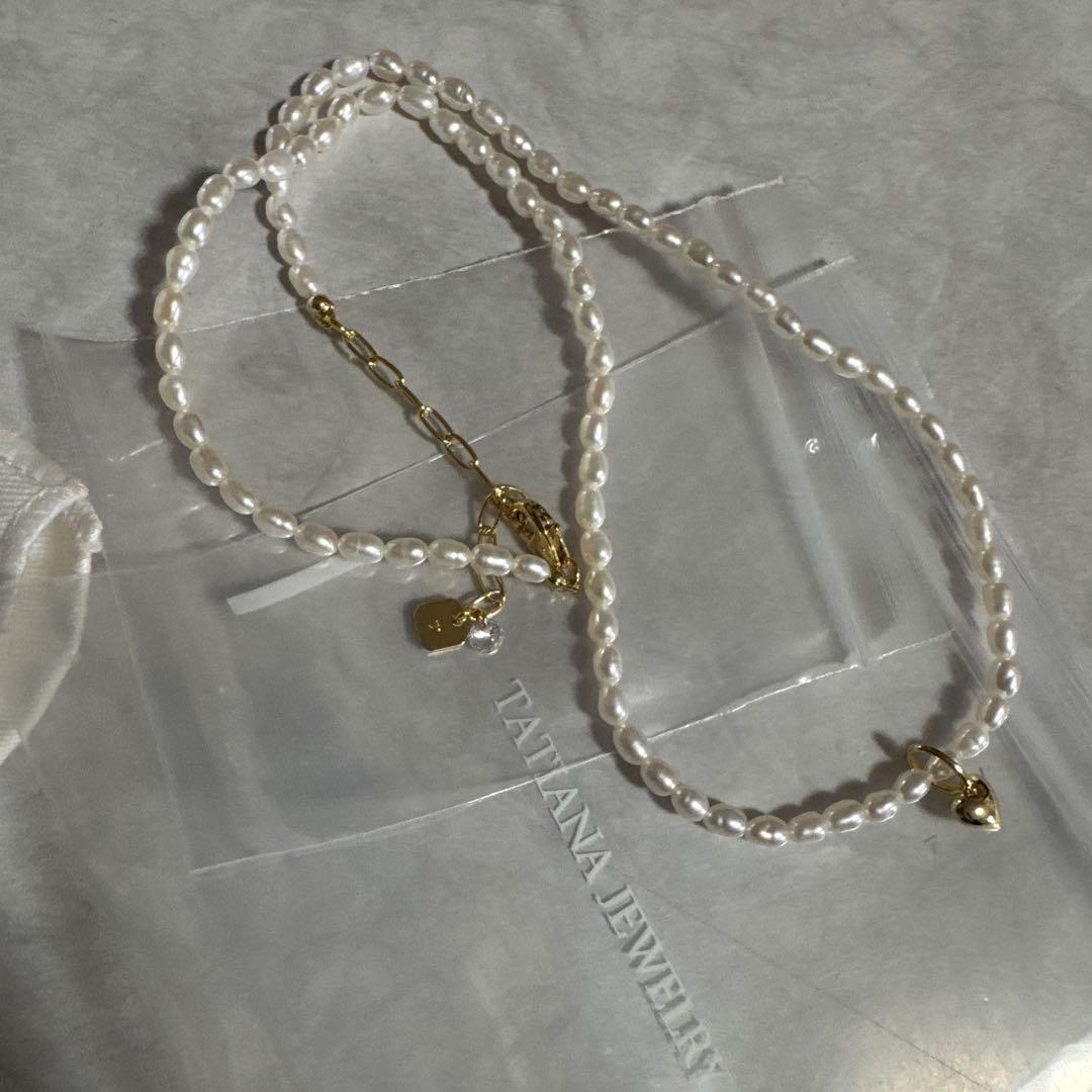 TATIANA Petite oval pearl necklace - メルカリ