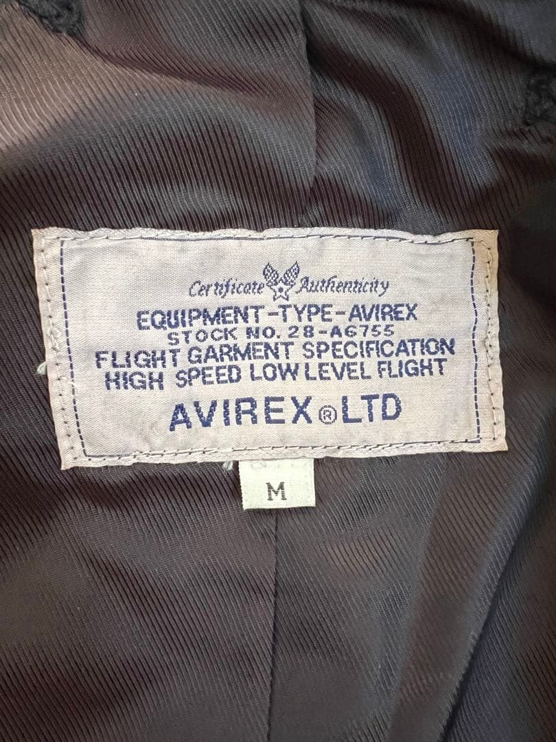 AVIREX ゴーストスキンシングルライダースジャケット AVIREX ゴーストスキンシングルライダースジャケット