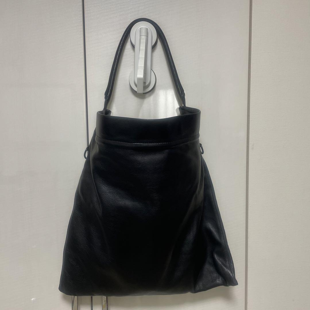 HELMUT LANG ヘルムートラング レザーバッグ モスグリーン 中古・古着通販】HELMUT LANG (ヘルムートラング) レザーハンド