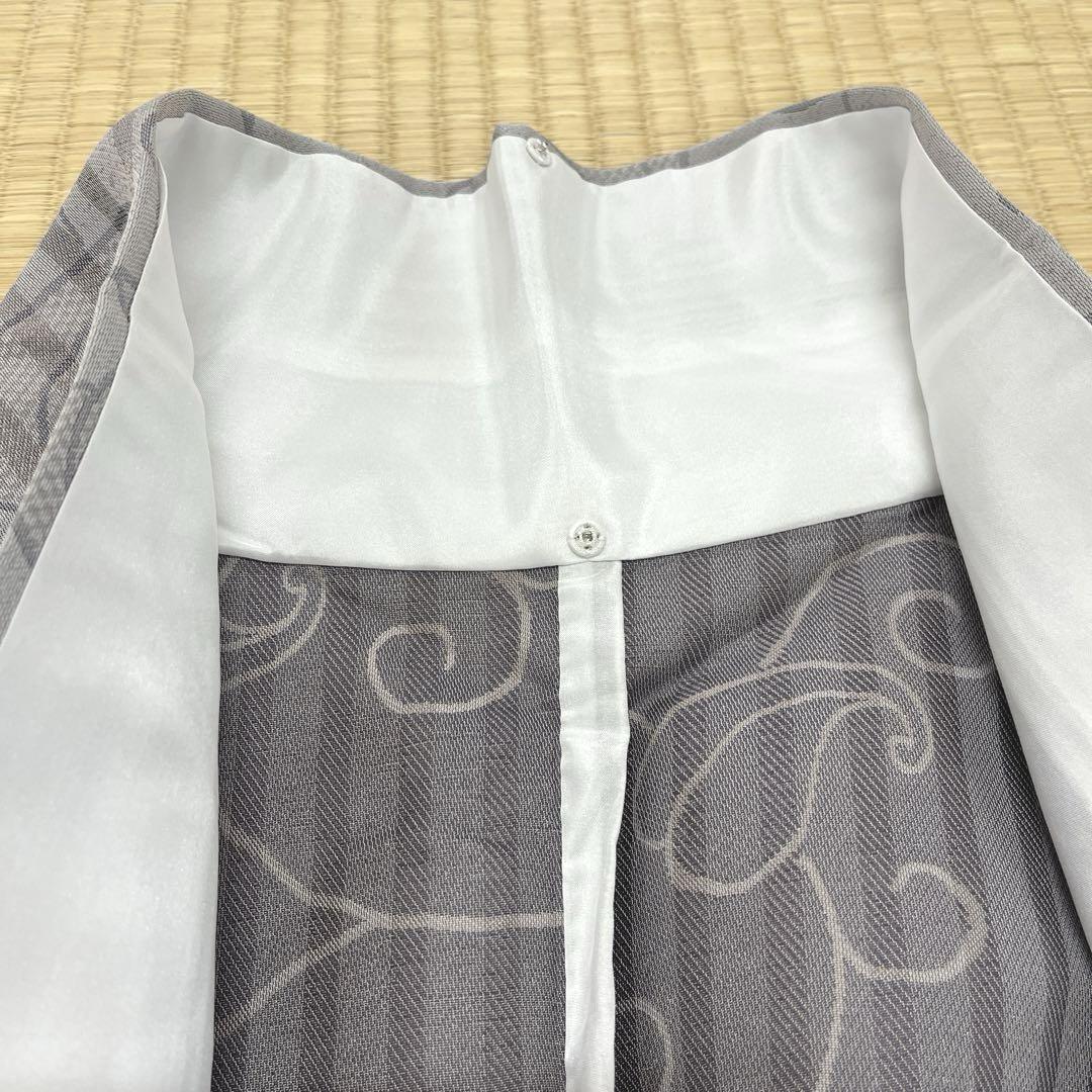正絹 【単衣】西陣お召 落花流水