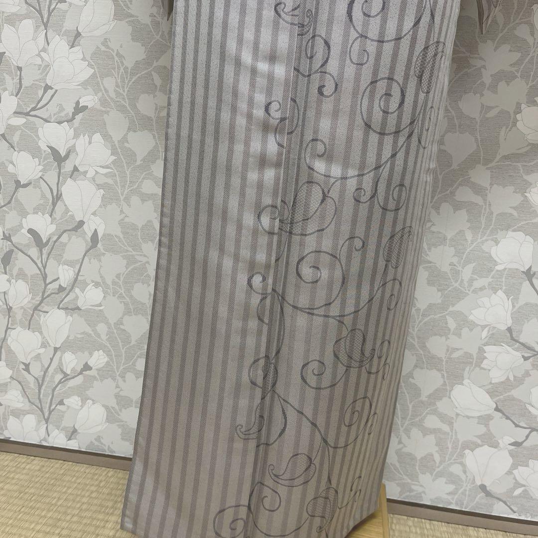 正絹 【単衣】西陣お召 落花流水