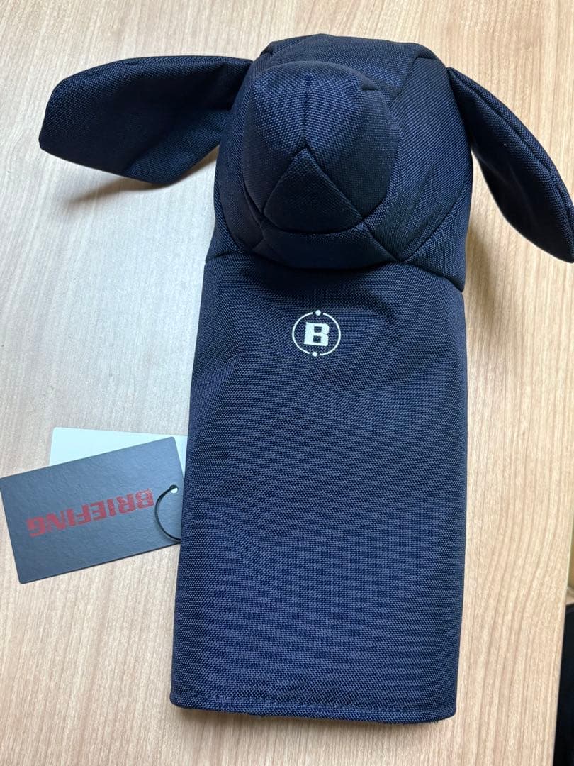 未使用)ブリーフィング ゴルフ ヘッドカバー ドライバー用 ドギー ネイビー