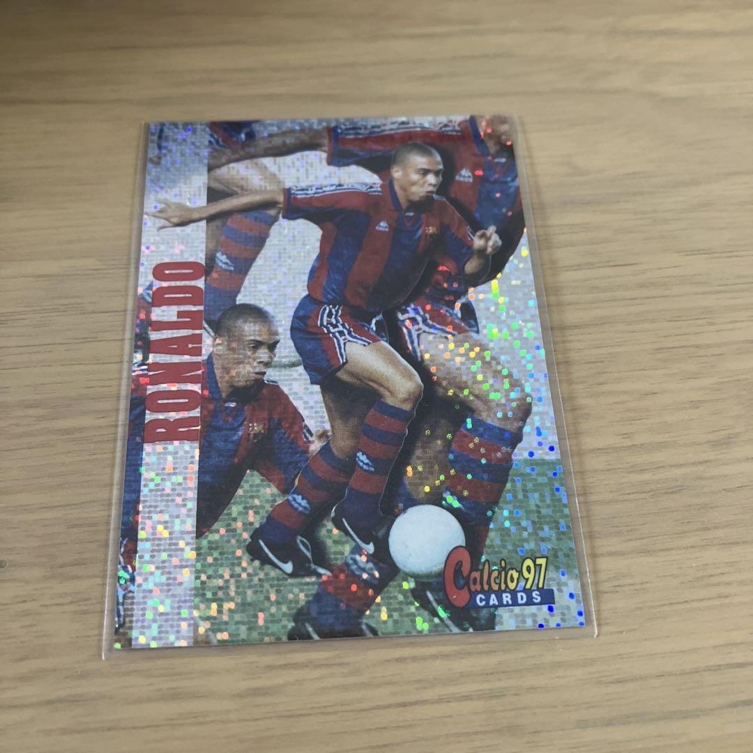 トレカ　パニーニ　PANINI ロナウド　バルセロナ　EUROSTARS キラ