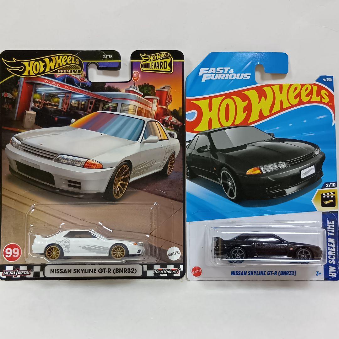 ホットウィール NISSAN SKYLINE GT-R BNR32 2台セット - メルカリ