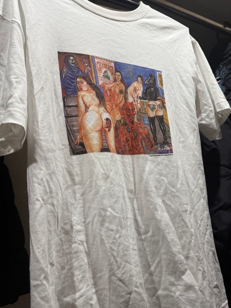 exodus アートプリント Tシャツ L exodus アートプリント Tシャツ L