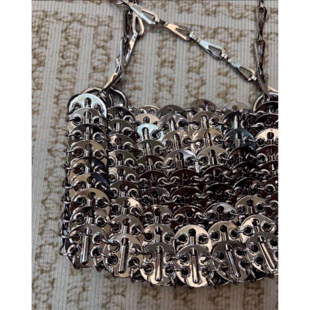 Paco Rabanne Nano 1969 ショルダーバッグシルバー - メルカリ