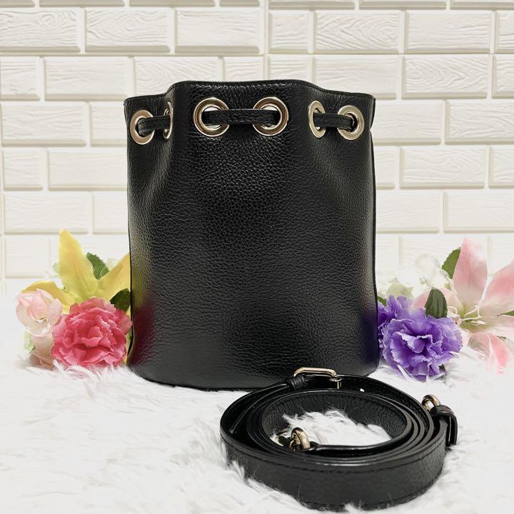 極美品✨レア】FURLA フルラ EVE イヴ ショルダーバッグ ブラック-