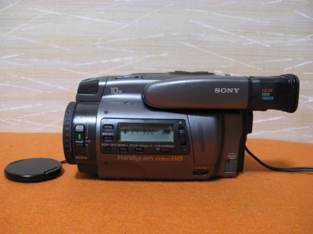 動作OK!☆SONYのHi8/8ミリビデオカメラ/CCD-TR2000