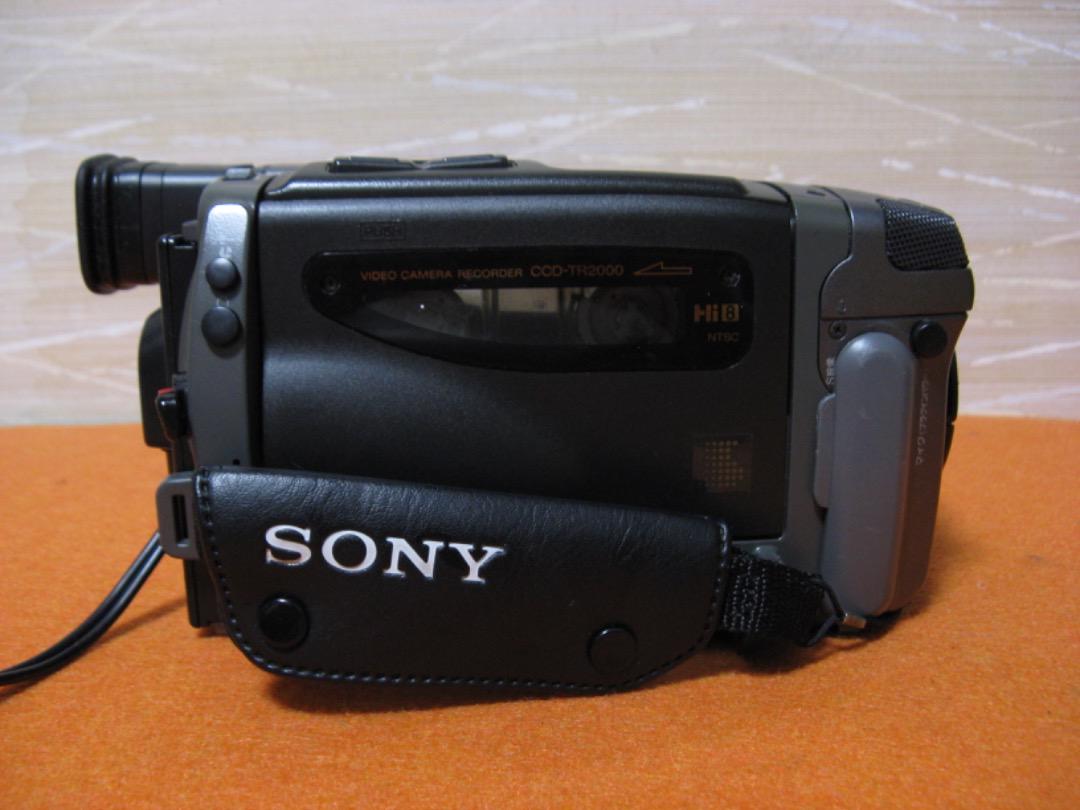 動作OK!☆SONYのHi8/8ミリビデオカメラ/CCD-TR2000