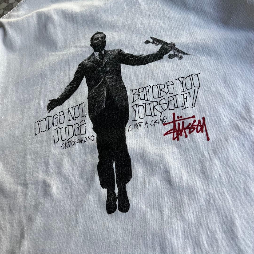 【黒タグusa製、ニクソン大統領】オールドステューシー古着ビンテージ80s半袖