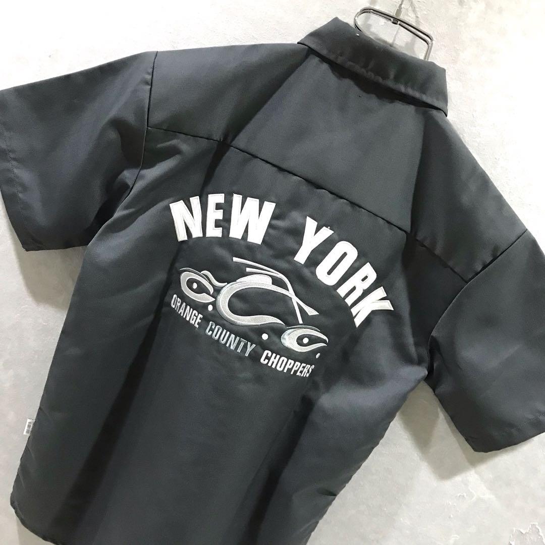 ORENGE COUNTY CHOPPERS ロゴ 刺繍 シャツ 美品 S
