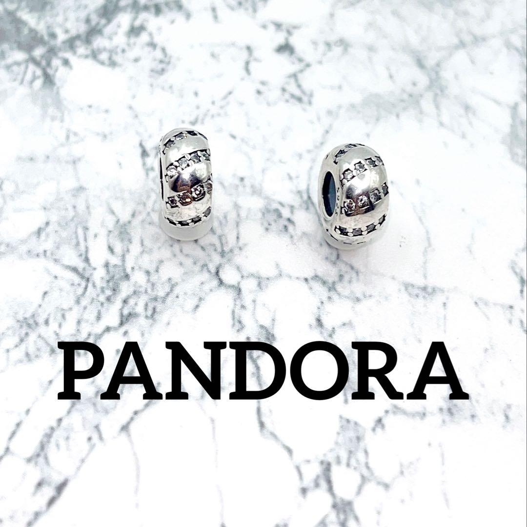 PANDORA　スペーサーチャーム Clear Sparkle Spacer Charm