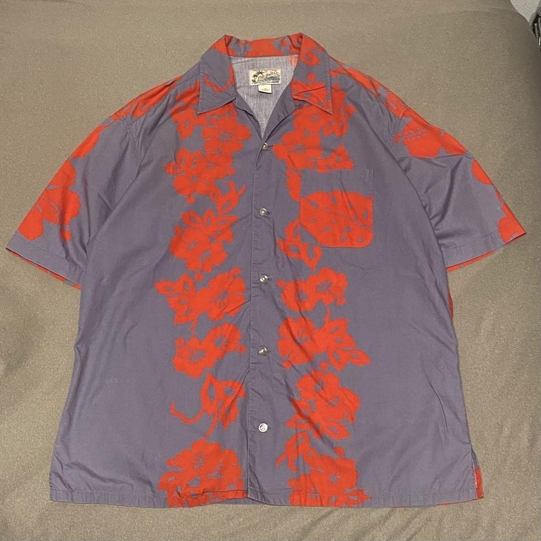 90s POLO JEANS CO. ポロジーンズ 開禁 アロハシャツ