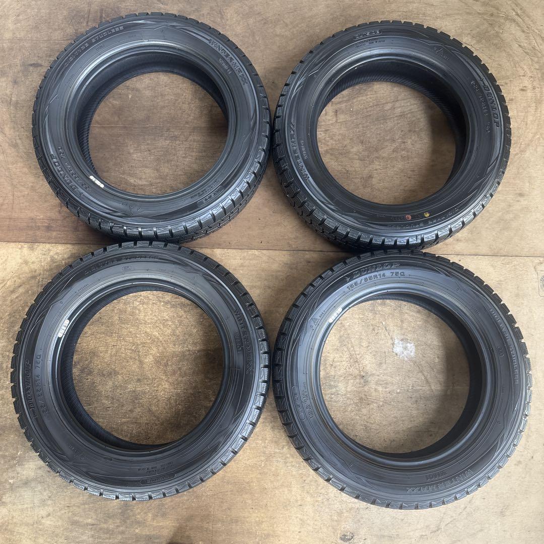 155/65R14 スタッドレス　ダンロップ　4本セット 送料込み　TS66