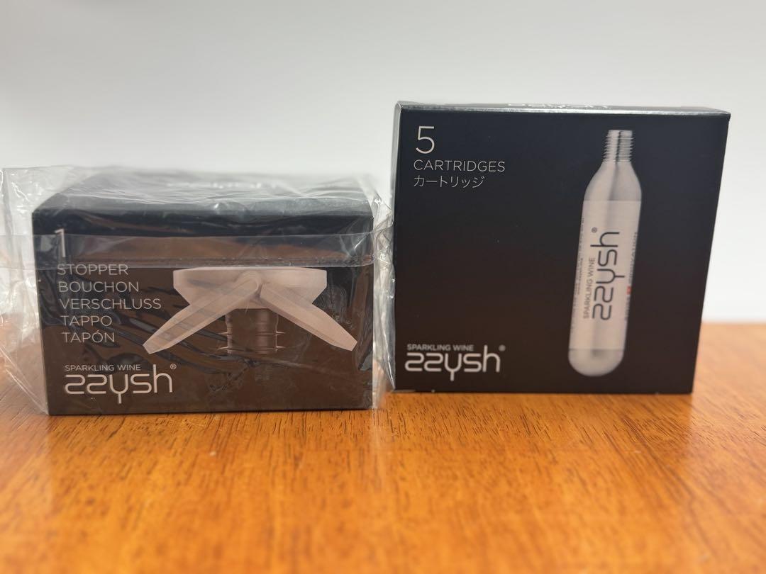 zzysh（ズィッシュ） 替栓(ホワイト) ガスカートリッジ セット