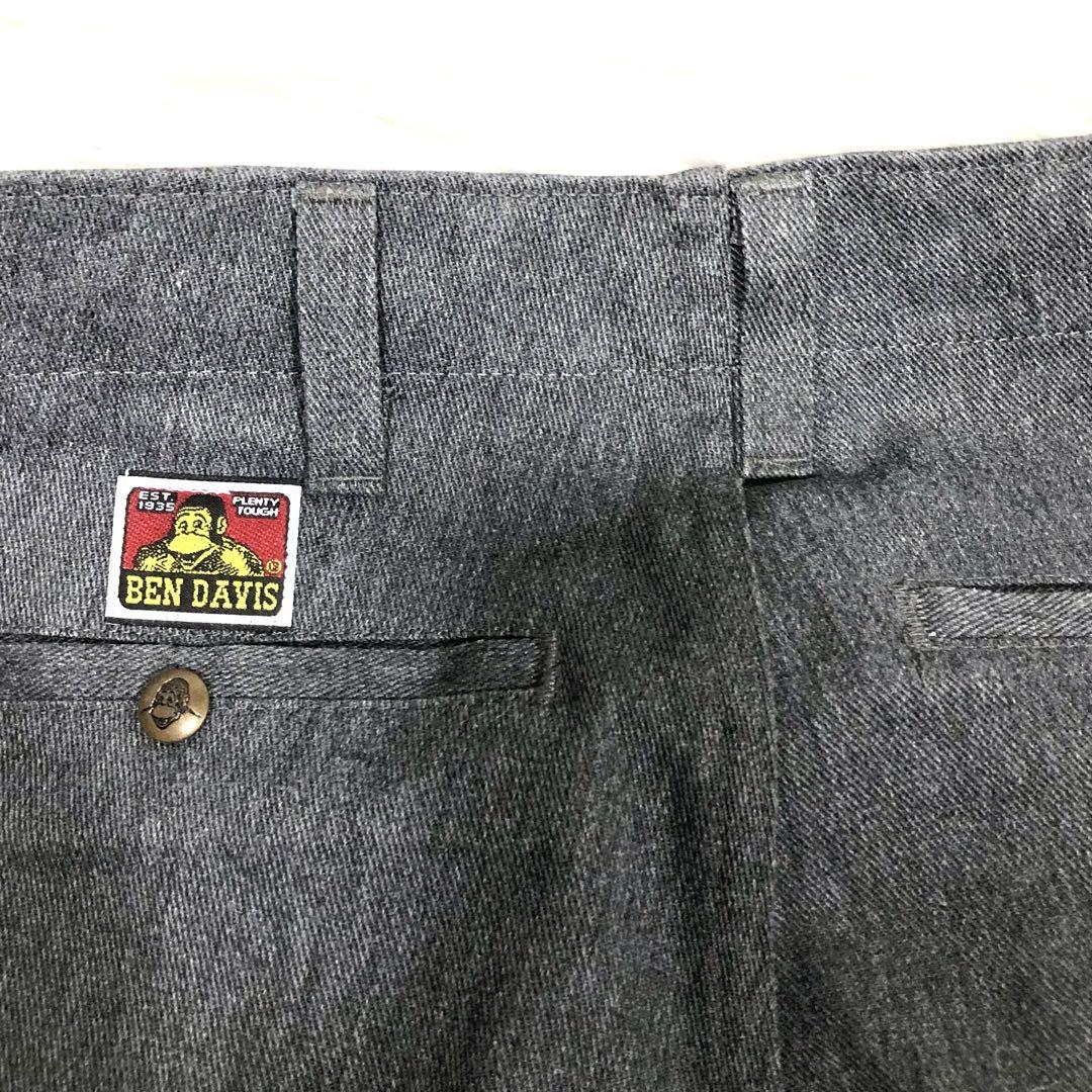 90s ben davis ベンデイビス フリスコパンツ ヘザーグレー W31 90年代 ベンデイビス フリスコ ワークパンツ W31 グレー ビッグ