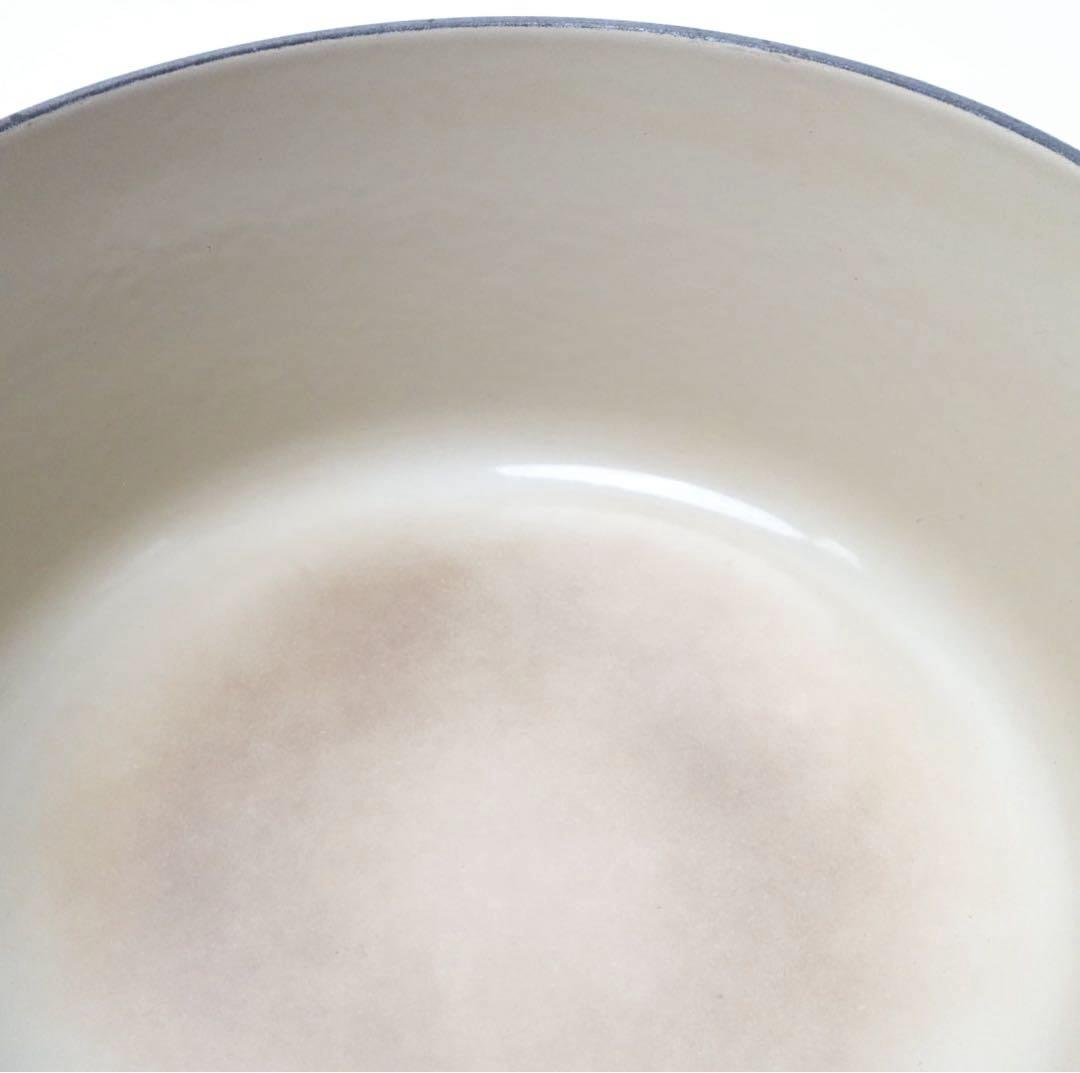 【美品】LE CREUSET　ココット ロンド チェリーレッド　22cm