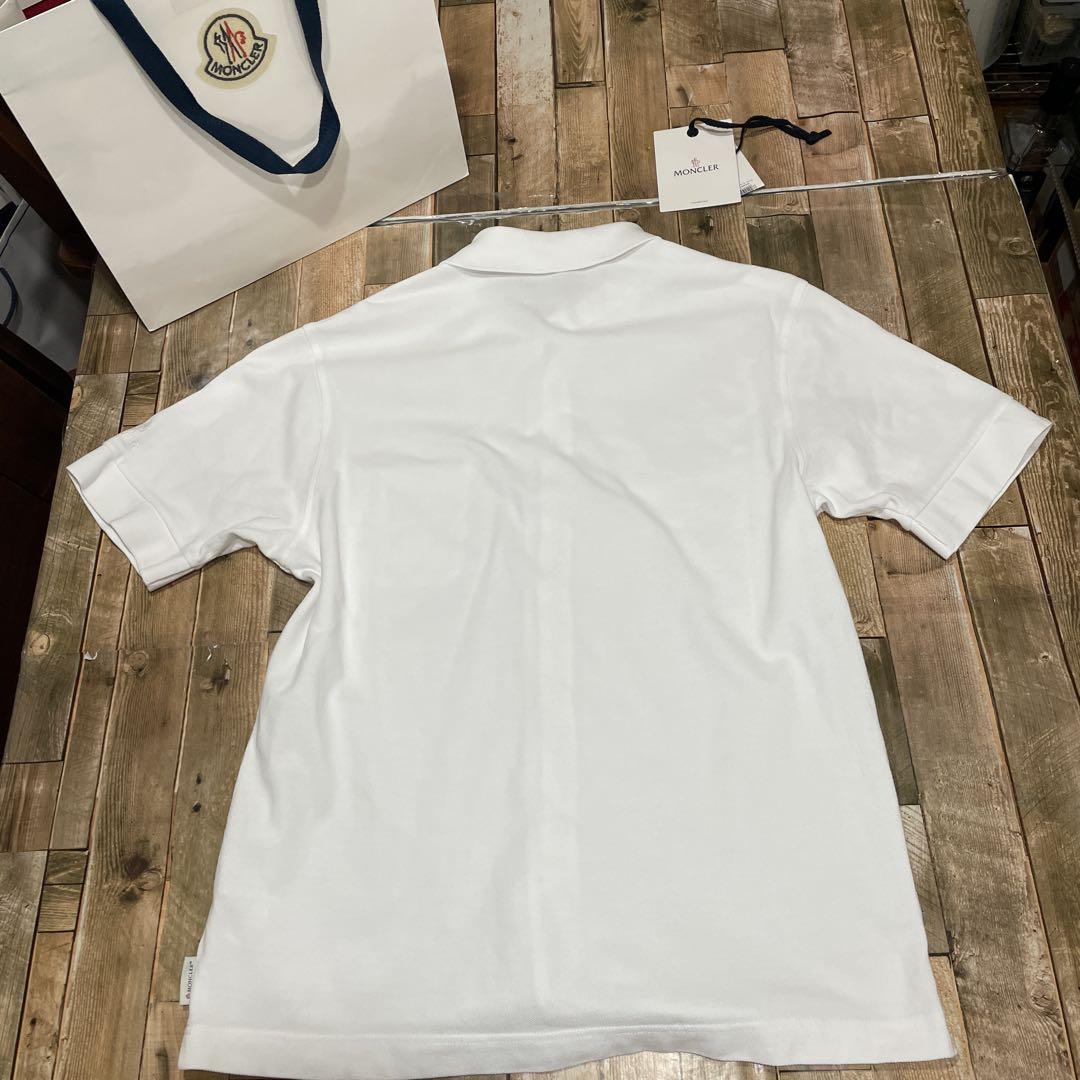 新規購入 MONCLER 】 モンクレール ロゴ刺繍 ポロシャツ Lサイズ トップス
