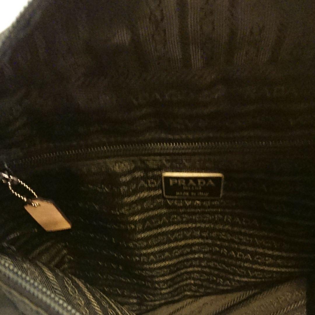 PRADA ブラック 6YWwu-m47521612706 トートバッグ 日本製