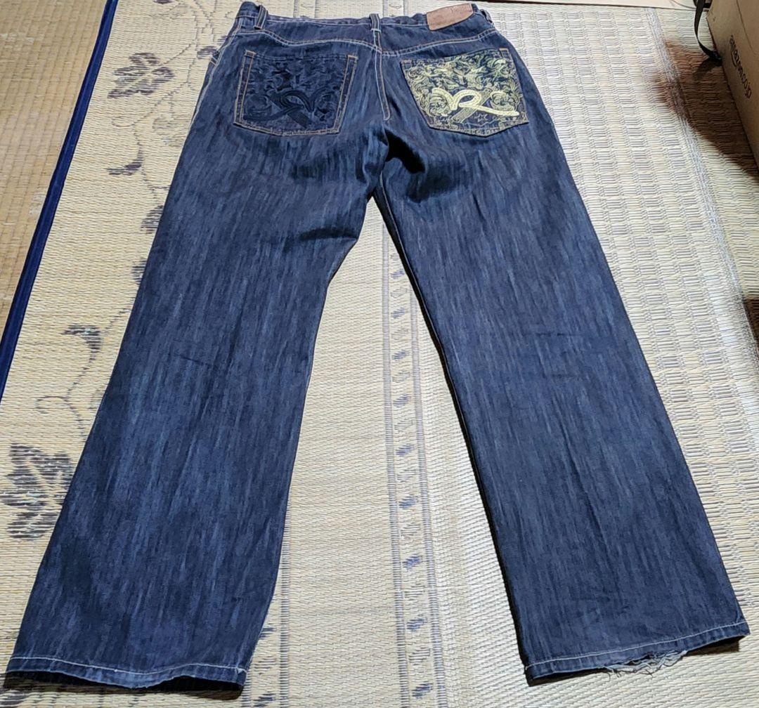 ROCAWEAR ストレートデニム ダークブルー