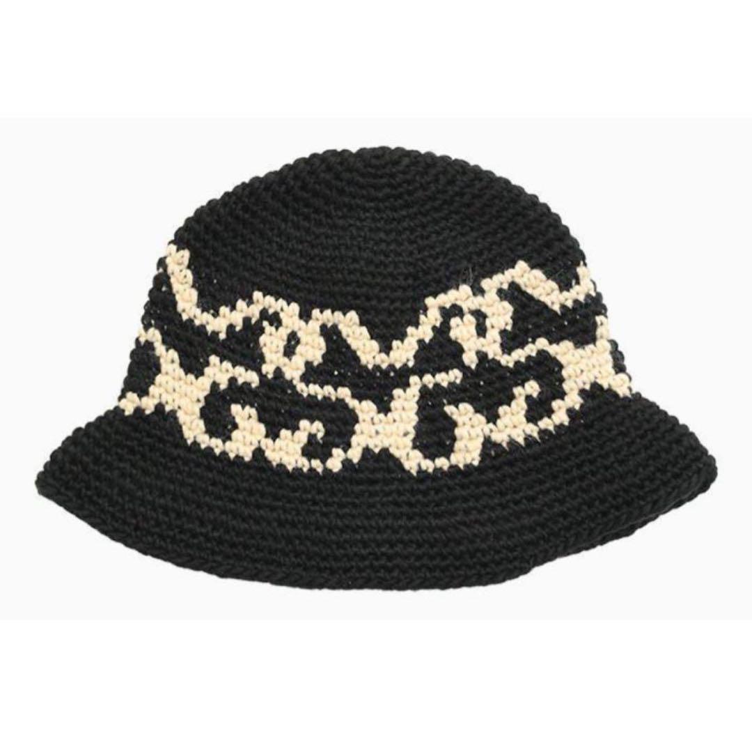 STUSSY SS Knit Bucket Hat ブラック