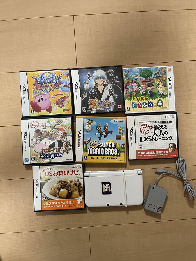 ニンテンドー　3DSLL本体　カセット8本セット