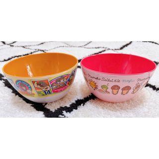 子ども用茶碗 2個セット オレンジ ピンク子ども用食器