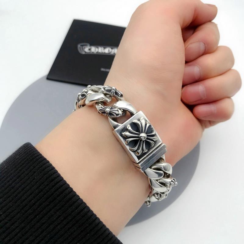 Chrome Hearts シルバーチェーンブレスレット22cm