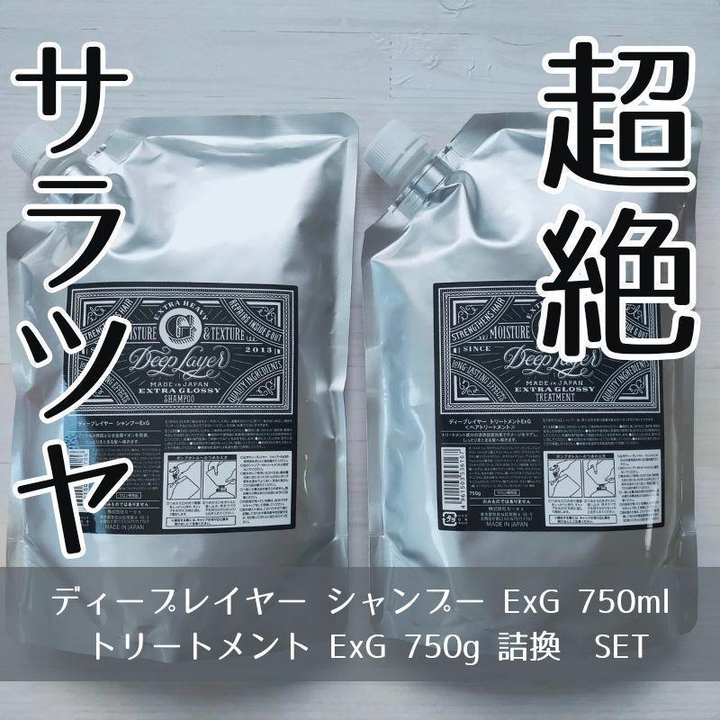 新品 ディープレイヤー シャンプー&トリートメント ExG 750ml/g 詰替