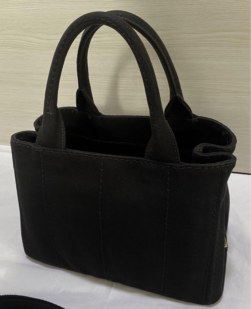美品　PRADA カナパトート　S 2way ブラック
