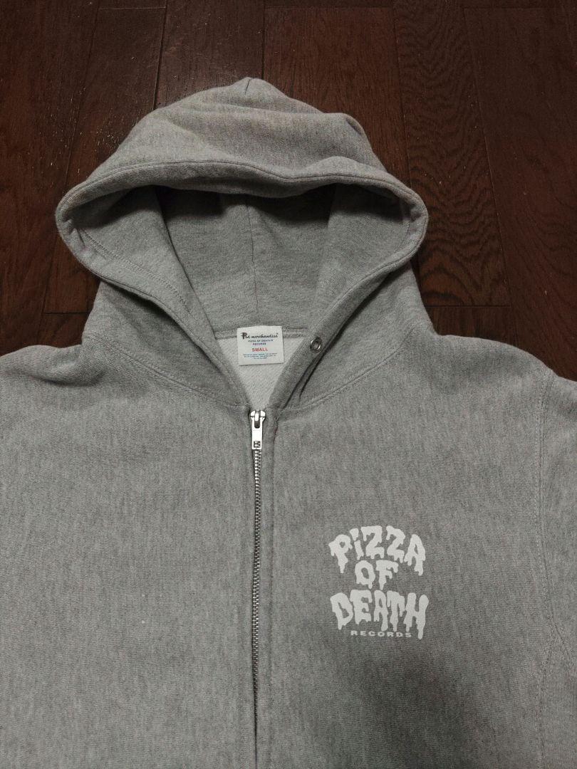 pizza of death パーカー　リバースウィーブ　S　グレー