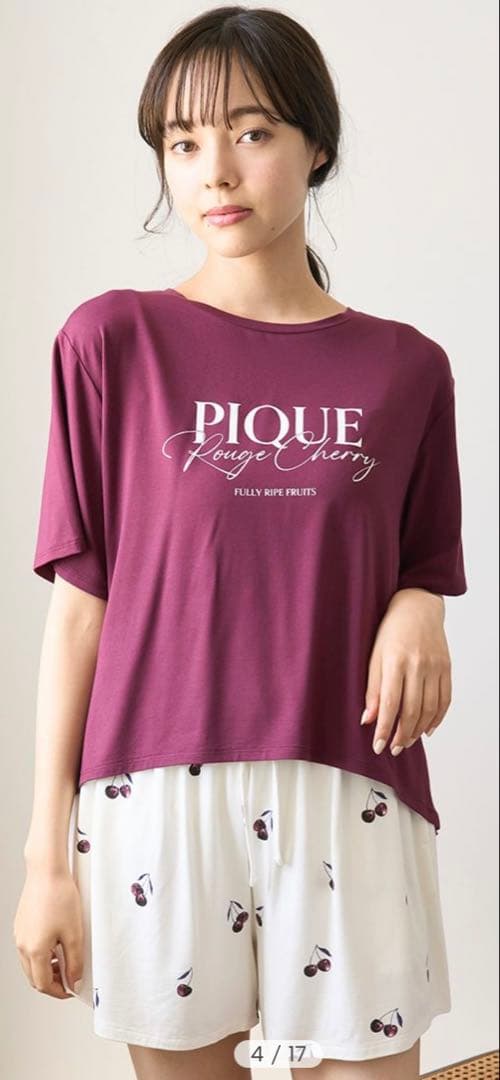 gelato pique ロゴTシャツ＆ショートパンツセット